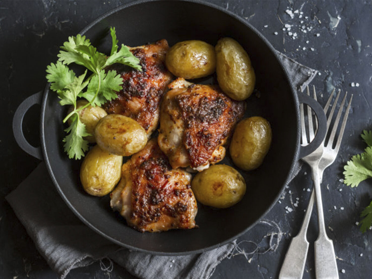 Spice Hunter One Pan Spicy Garlic Chicken and Potatoes